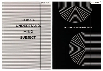 Teczka z gumką A4 Black&White - STARPAK