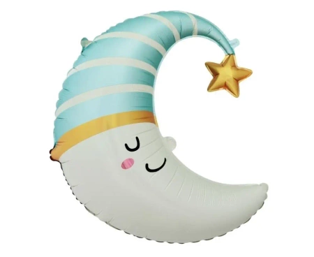 Balon foliowy Księżyc 56x68cm - Godan