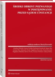 Środki obrony pozwanego w postępowaniu przed sądem - Maciej Rzewuski