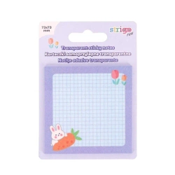 Karteczki samoprzylepne 73x73mm 50K fioletowe - Strigo