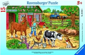 Puzzle 15 Życie na farmie - Ravensburger