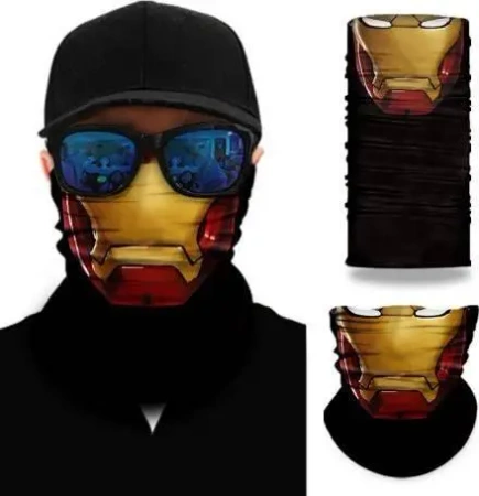 Chusta bandana antybakteryjna - Iron-Man - Nice Idea