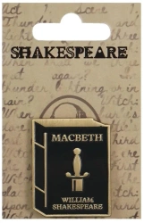 Szekspir Przypinka metalowa - Makbet - Half Moon Bay