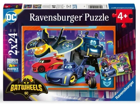 Puzzle dla dzieci 2D 2x24 Batwheels - Ravensburger