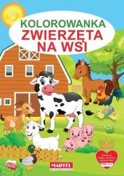 Kolorowanka. Zwierzęta na wsi - praca zbiorowa
