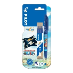 Pióro kulkowe Frixion niebieski+3 wkłady One Piece - PILOT