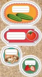 Naklejki na przetwory - Ranok-Creative