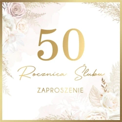 Zaproszenie Rocznica (10szt) - Armin Style