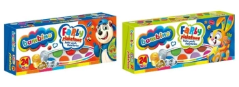 Farby plakatowe 24 kolory 10ml BAMBINO - opracowanie zbiorowe