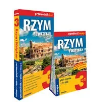 Rzym i Watykan 3w1 przewodnik + atlas + mapa - Kamila Katarzyna Kowalska Romanowska