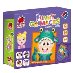 Układanka magnetyczna Śmieszne grymasy - Roter Kafer