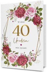 Karnet Urodziny 40 - Pan Dragon