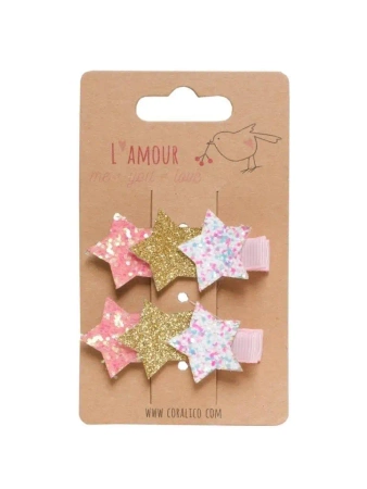 Klipsy z serduszkami - Coralico