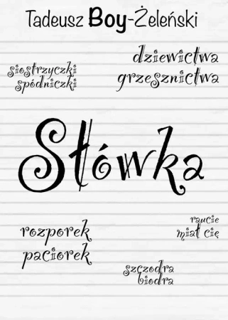 eBook Słówka - Tadeusz Boy-Żeleński mobi epub - 2013