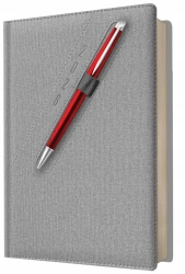 Kalendarz 2026 A5 dzienny z kieszonką i gumką - Evena