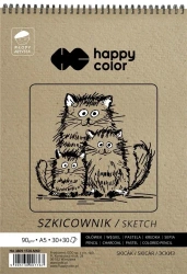 Szkicownik A5/60K Młody Artysta HAPPY COLOR - GDD