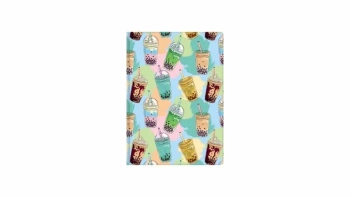Notes A6 kratka bubble tea - Biurfol