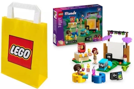 LEGO FRIENDS 42642 MARATON FILMOWY PRZYJACIÓŁ + TORBA PAPIEROWA
