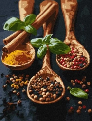 Malowanie po numerach - Przyprawy 30x40cm - Ideyka