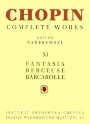 Chopin Complete Works XI Fantazja. Berceuse... - Fryderyk Chopin