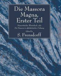 Die Massora Magna, Erster Teil - Frensdorff S.