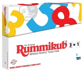 Rummikub 3w1 - TM Toys