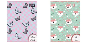 Zeszyt A4/32K linia dwukolorowa mix (15szt) - ST-MAJEWSKI