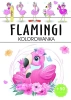 Flamingi kolorowanka - praca zbiorowa