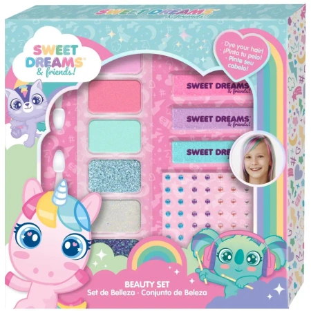 Zestaw do stylizacji włosów i makijażu Sweet Dreams KL11674 - Kids Euroswan
