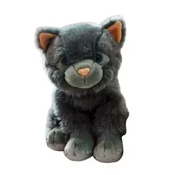 Pluszowy kot siedzący szary - Anek