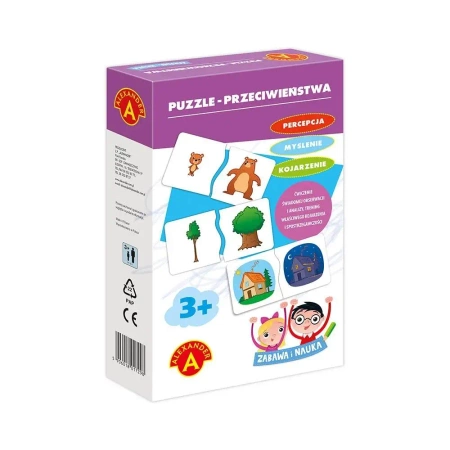 Zabawa i Nauka - Puzzle Przeciwieństwa ALEX - Alexander