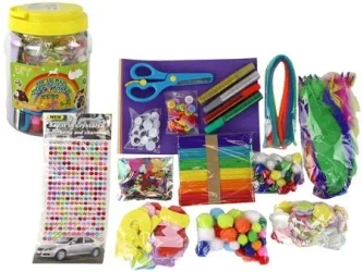 Zestaw artystyczny w słoiku - Leantoys