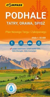 Mapa - Podhale, Tatry, Orawa, Spisz 1:50 000 - praca zbiorowa