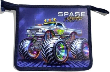Teczka-torba A5+ zapinana na zamek Monster Truck - Fresh