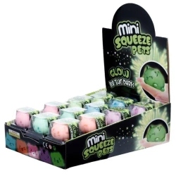 Gniotek świecący w ciemności zwierzątka domowe MIX - Puckator