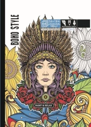 Kolorowanka antystresowa 143x200 32 Boho style - Fresh