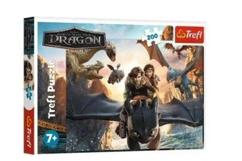 Puzzle 200 Szczerbatek i przyjaciele TREFL