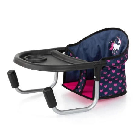 Siedzisko stołowe dla lalek niebieskie - Bayer Design