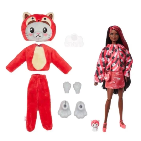 Barbie Color Reveal Lalka Kotek - Panda HRK23 - Mattel