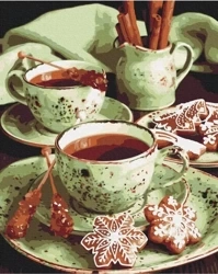 Malowanie po numerach - Pierniki miętowe 40x50cm - Twoje Hobby