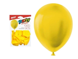 Balon dmuchany standard żółty 26cm 12szt - MFP