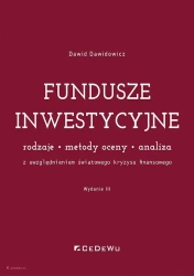 Fundusze inwestycyjne. Rodzaje, metody oceny.. w.3 - Dawid Dawidowicz