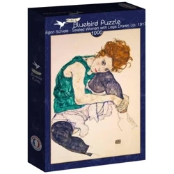 Puzzle 1000 Siedząca kobieta, Egon Schiele - Bluebird Puzzle