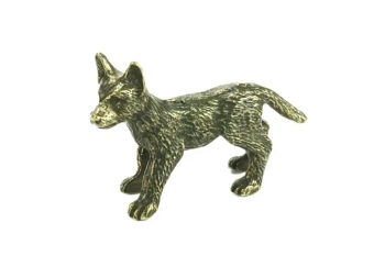 Figurka metalowa Wilk ABINO