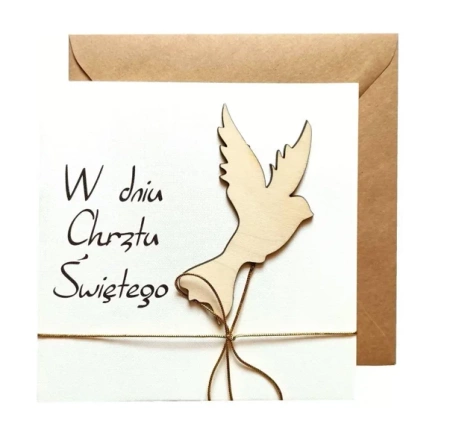 Kartka Chrzest Święty - Naem