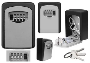 Skrzynka cynkowa na klucze szyfr - Leantoys