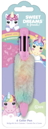 Długopis 6 kolorowy Sweet Dreams KL11544 mix kolorów - Kids Euroswan
