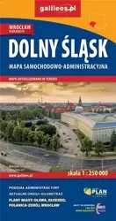 Mapa samoch.-administ. Dolny Śląsk 1:250 000 - praca zbiorowa