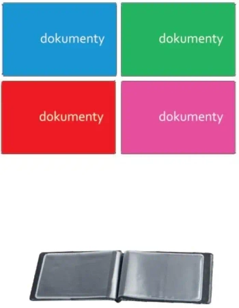 Okładka na dokumenty Duo PVC Modern mix - Centrum