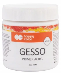 Gesso akrylowe białe 250ml HAPPY COLOR - GDD
